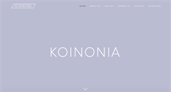 Desktop Screenshot of koinoniadavis.org
